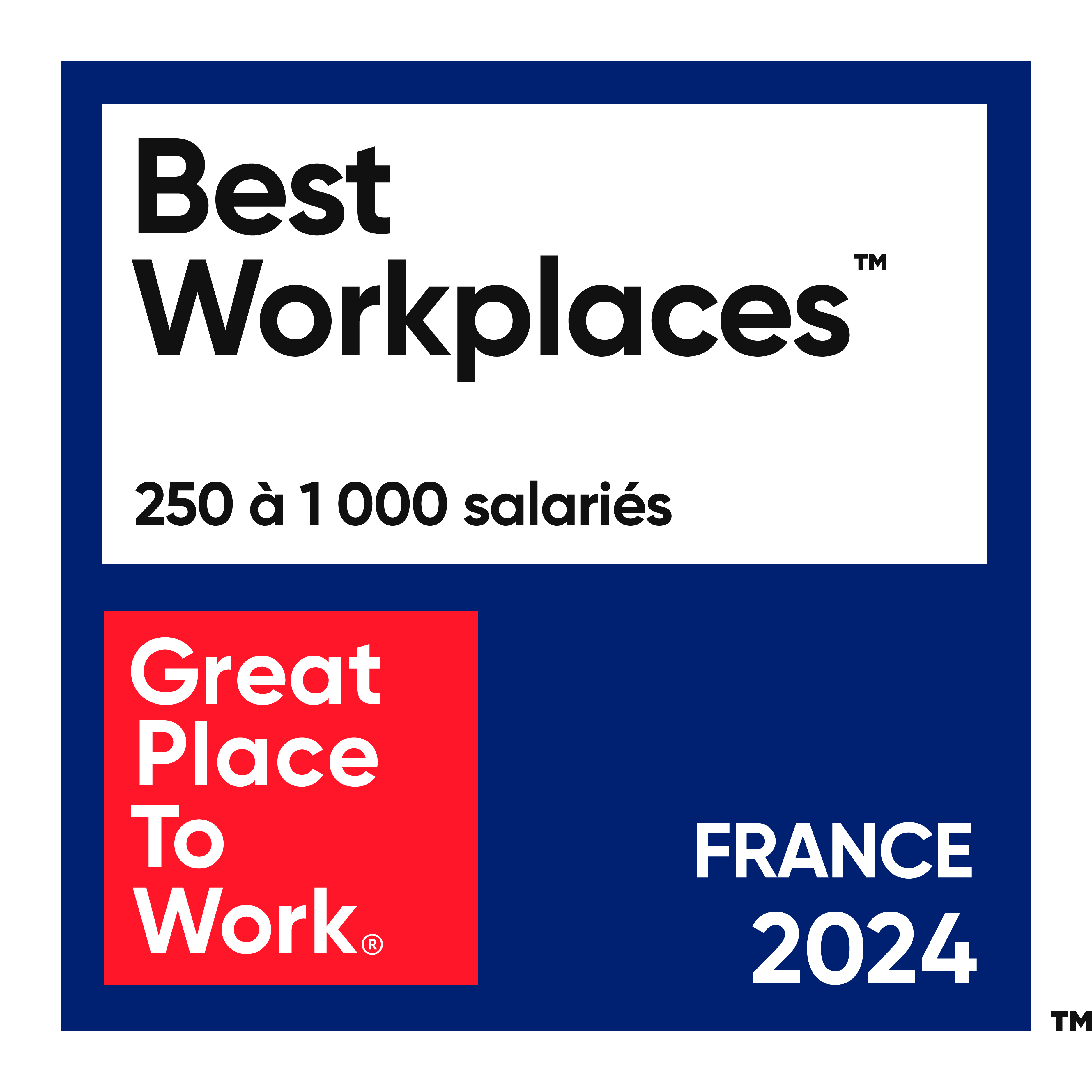 Best Workplaces® France 2024 : le Groupe Giboire intègre le Palmarès des 100 entreprises françaises où il fait bon travailler !