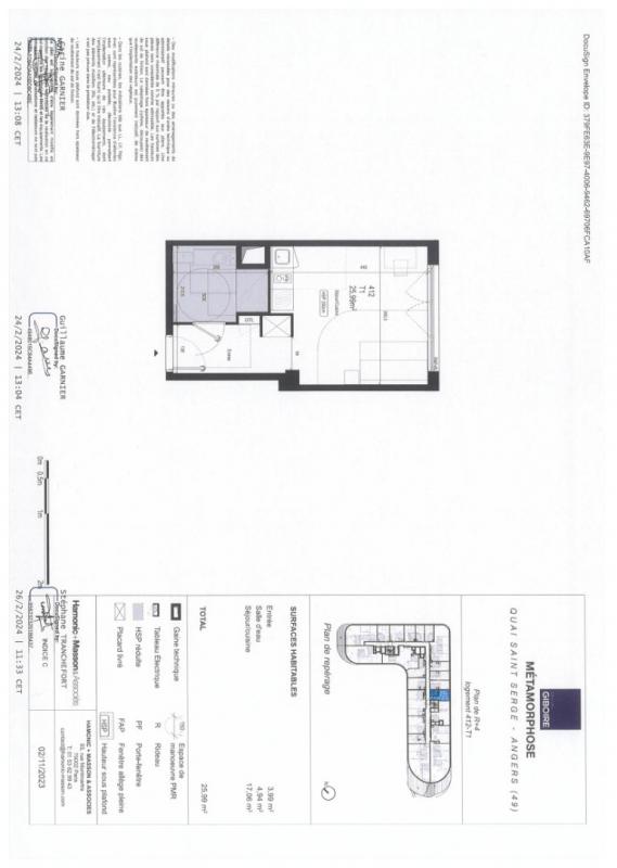 Appartement T1  - Angers (396399) - photo-12