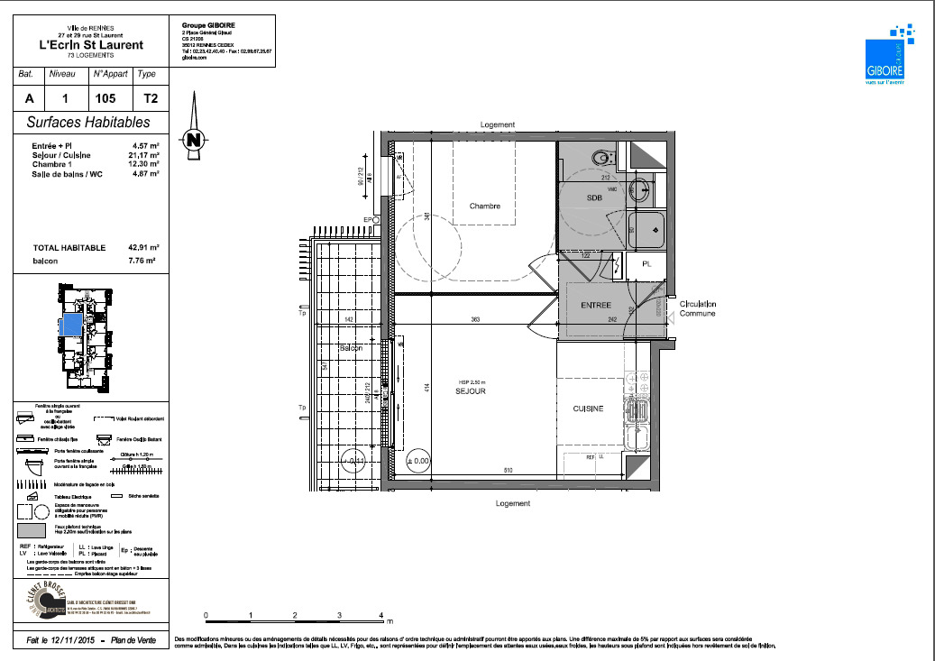 Appartement T5  - Rennes (415757) - photo-2