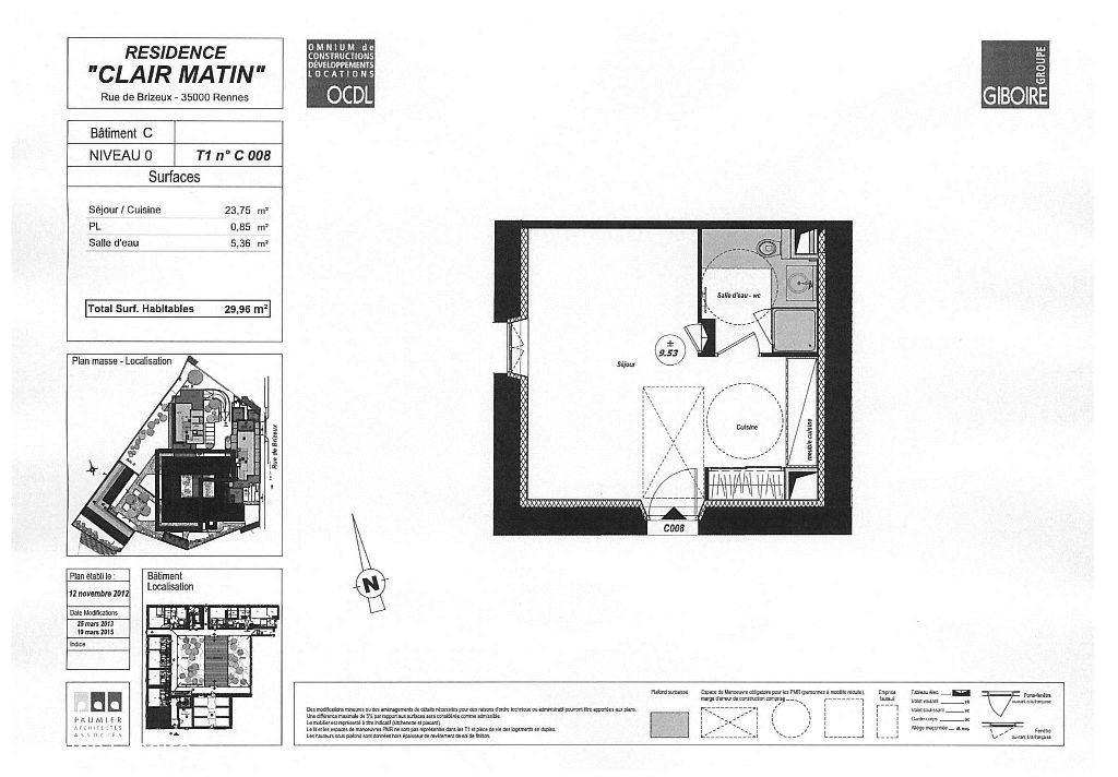 Appartement T1  - Rennes (426314) - photo-6