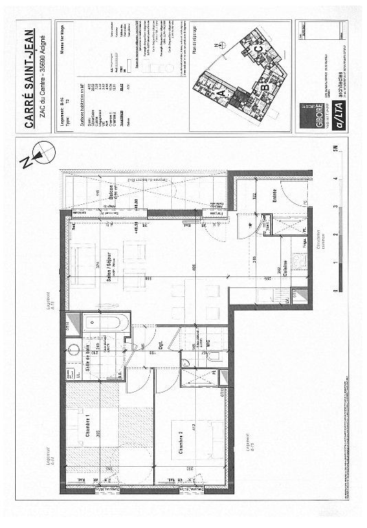 Appartement T3  - Acigne (406704) - photo-6