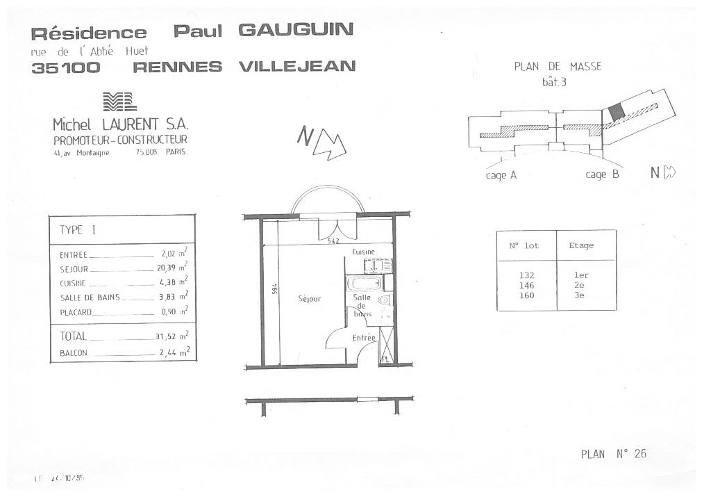Appartement T2  - Rennes (425195) - photo-7