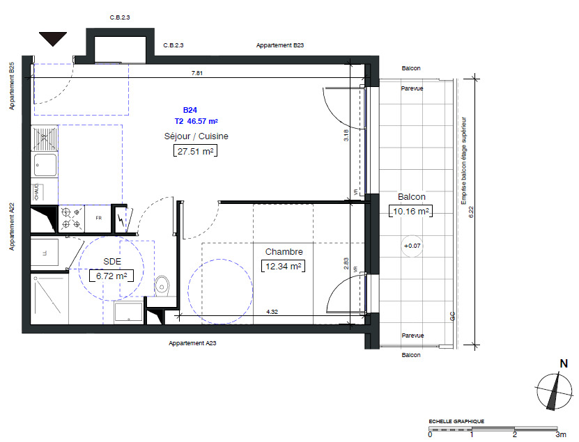 Appartement T6  - Rennes (430112) - photo-8