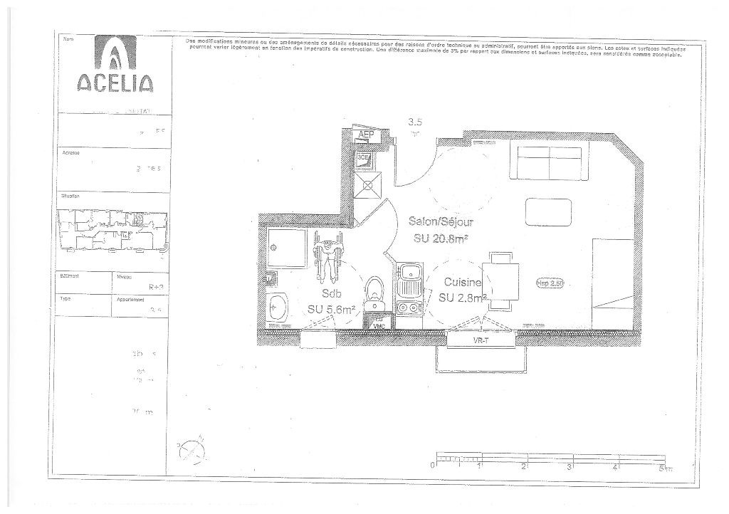 Appartement T1  - Rennes (442003) - photo-4