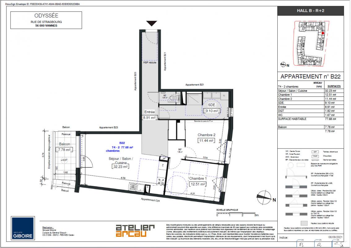 Appartement T2  - Rennes (445141) - photo-8