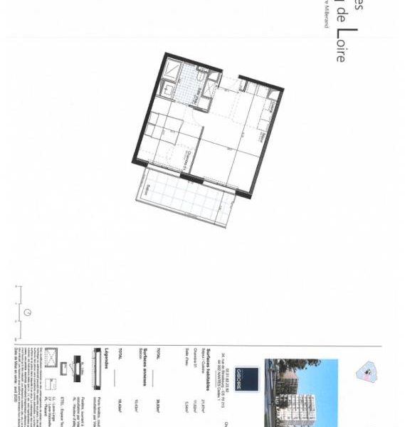 Appartement T2  - Nantes (463731) - photo principale