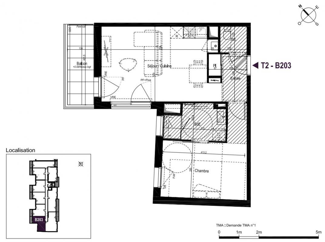 Appartement T2  - Rennes (462578) - photo-3