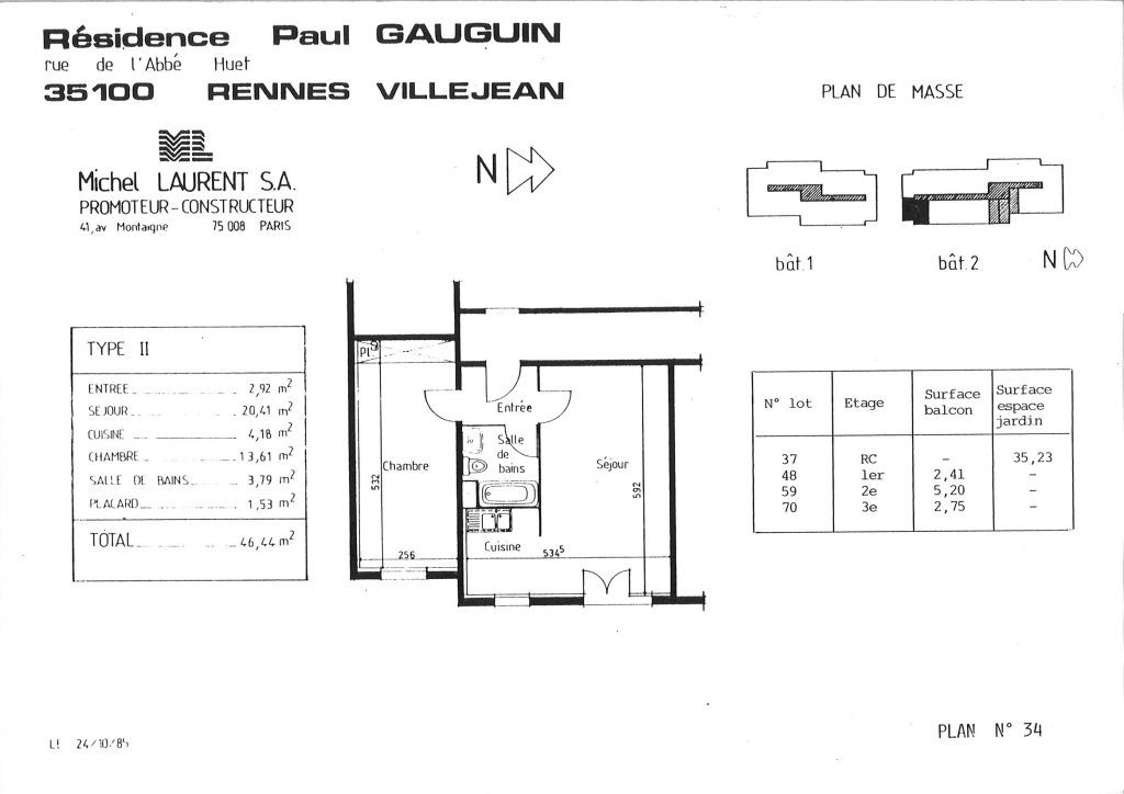 Appartement T2  - Rennes (462695) - photo-7