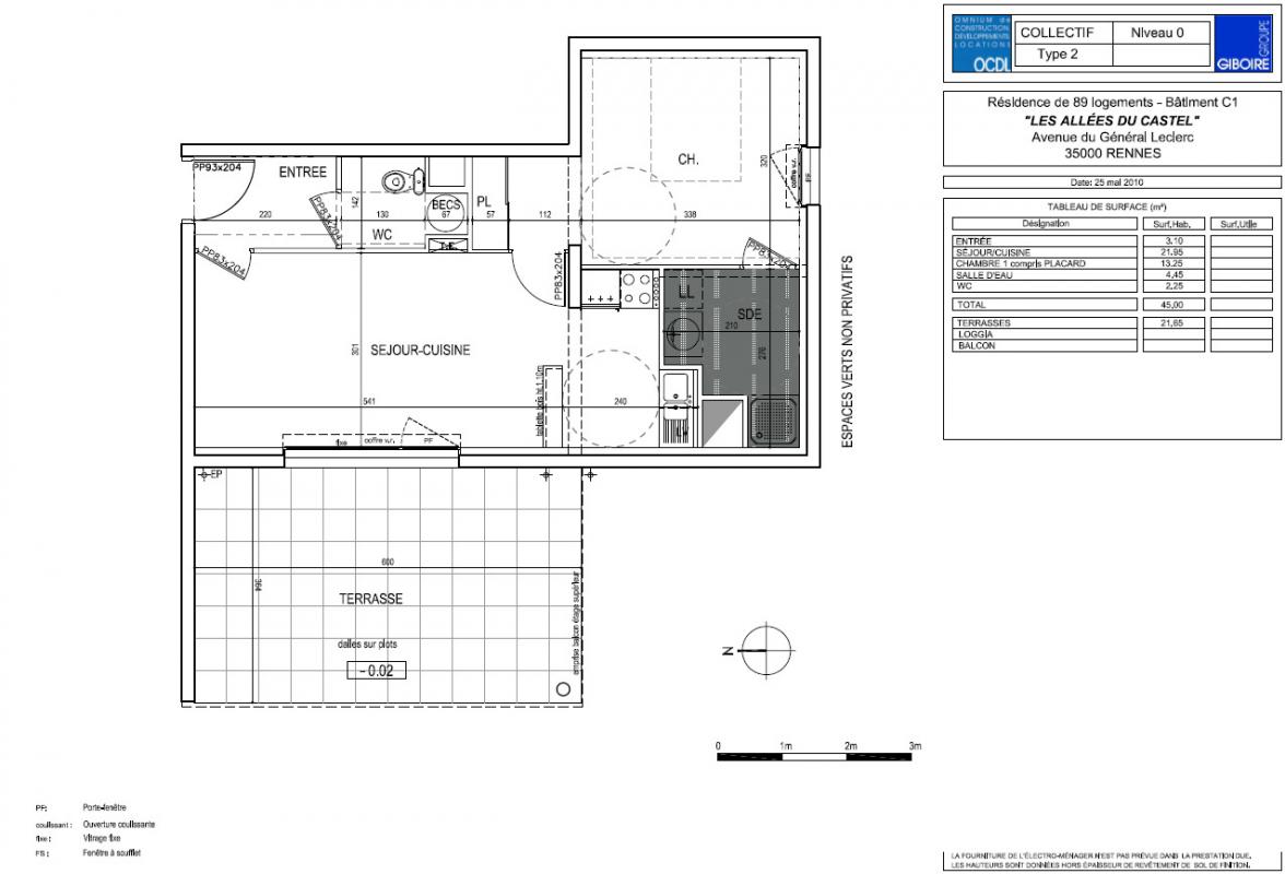 Appartement T2  - Rennes (473538) - photo-8