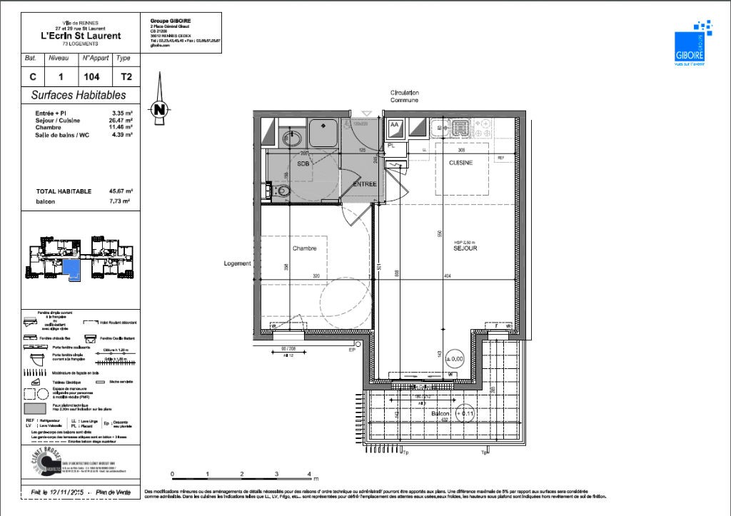 Appartement T2  - Rennes (477029) - photo-1