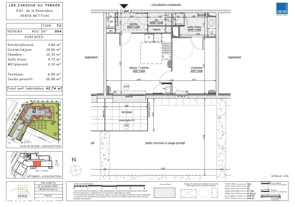 Appartement T2  - Betton (475389) - photo-5