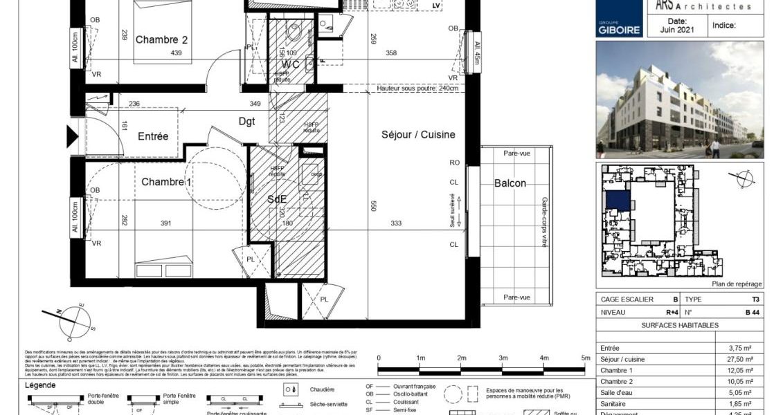 Appartement T3  - La Roche Sur Yon (478299) - photo principale