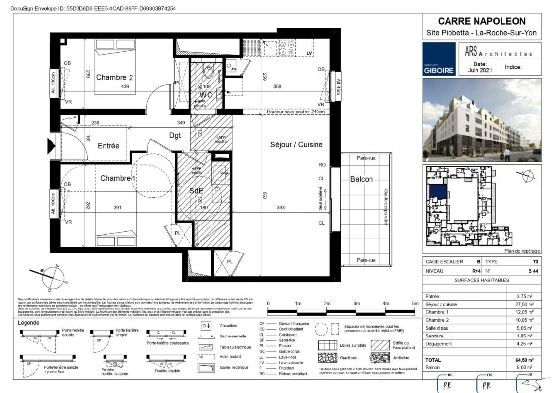 Appartement T3  - La Roche Sur Yon (478299) - photo-1