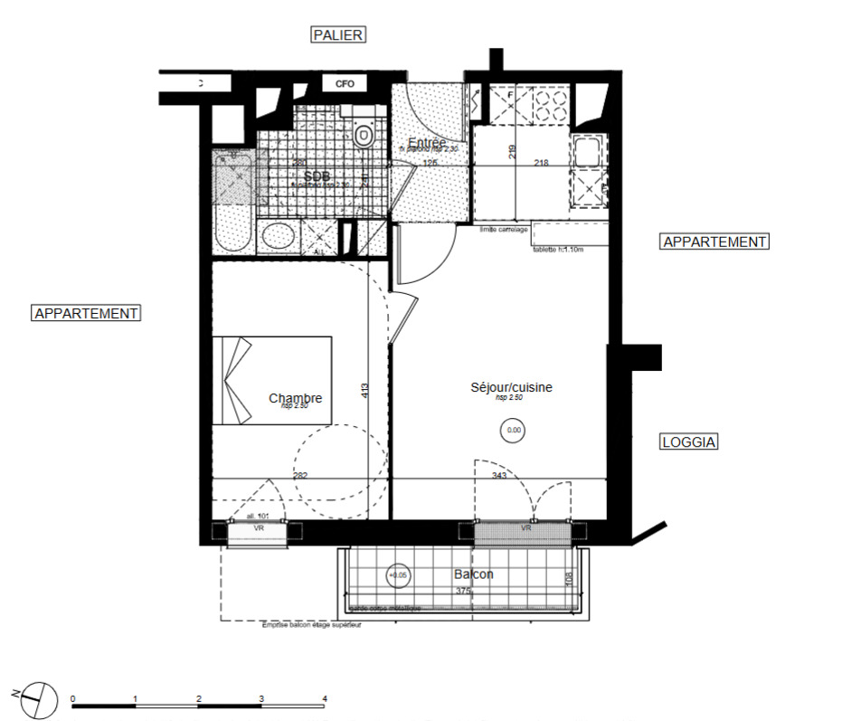 Appartement T2  - Rennes (485649) - photo-2