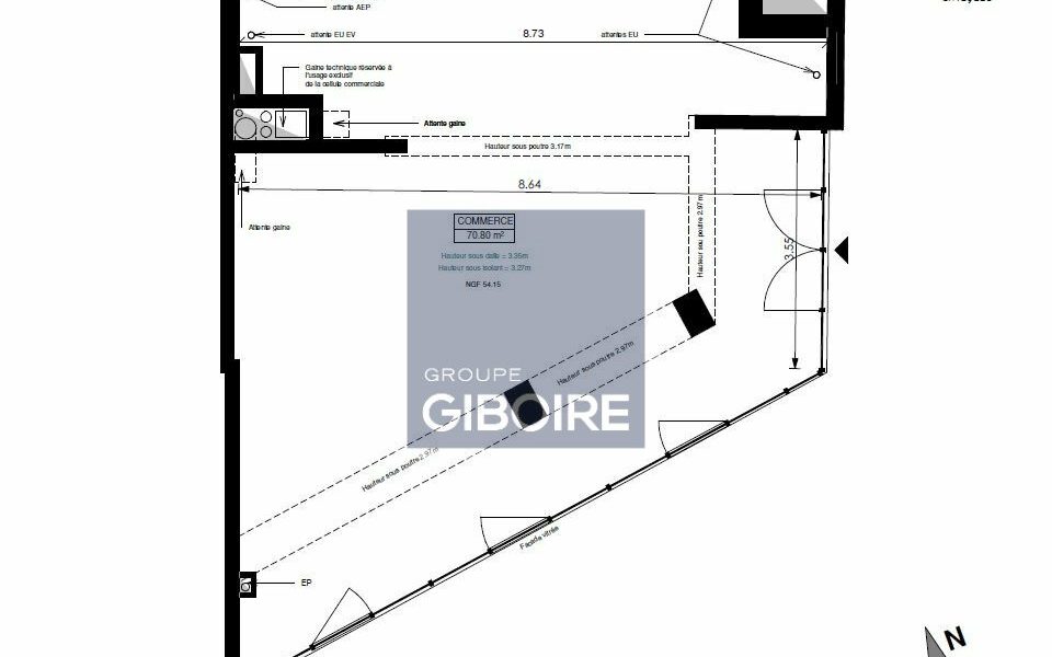 Local commercial - a louer  - ANGERS (49.017419) - photo principale