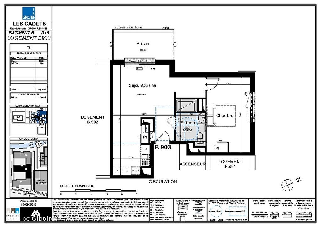 Appartement T2  - Rennes (487493) - photo-7