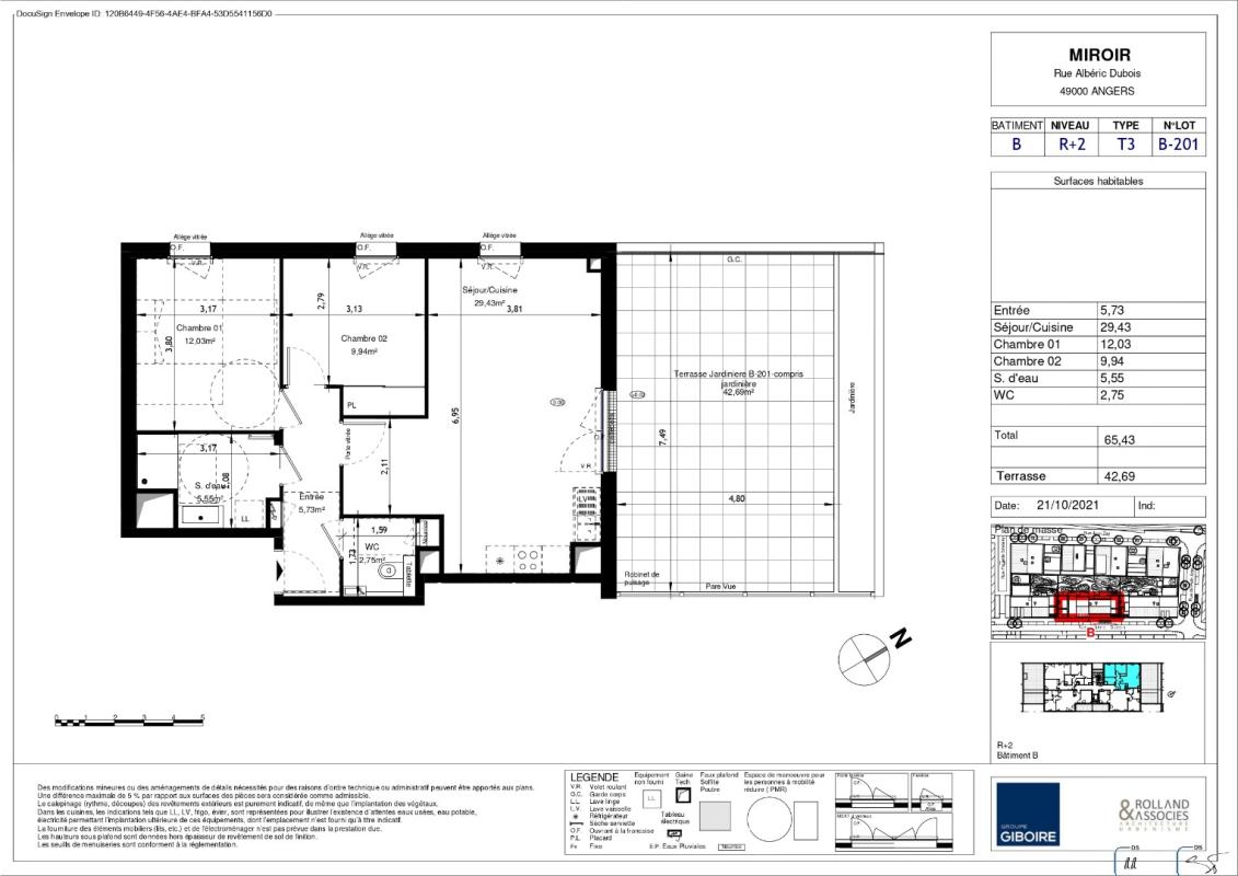 Appartement T3  - Angers (482054) - photo-7