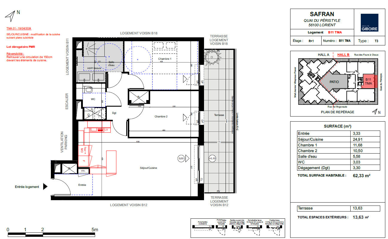Appartement T3  - Lorient (482214) - photo-7