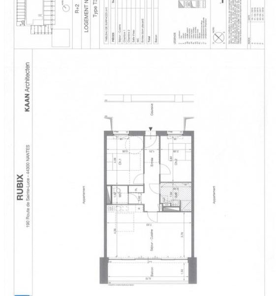 Appartement T3  - Nantes (489667) - photo principale
