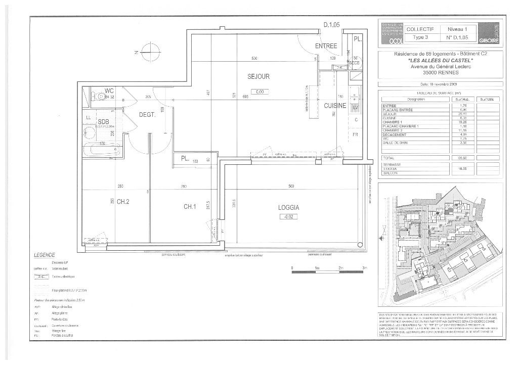 Appartement T3  - Rennes (492746) - photo-12