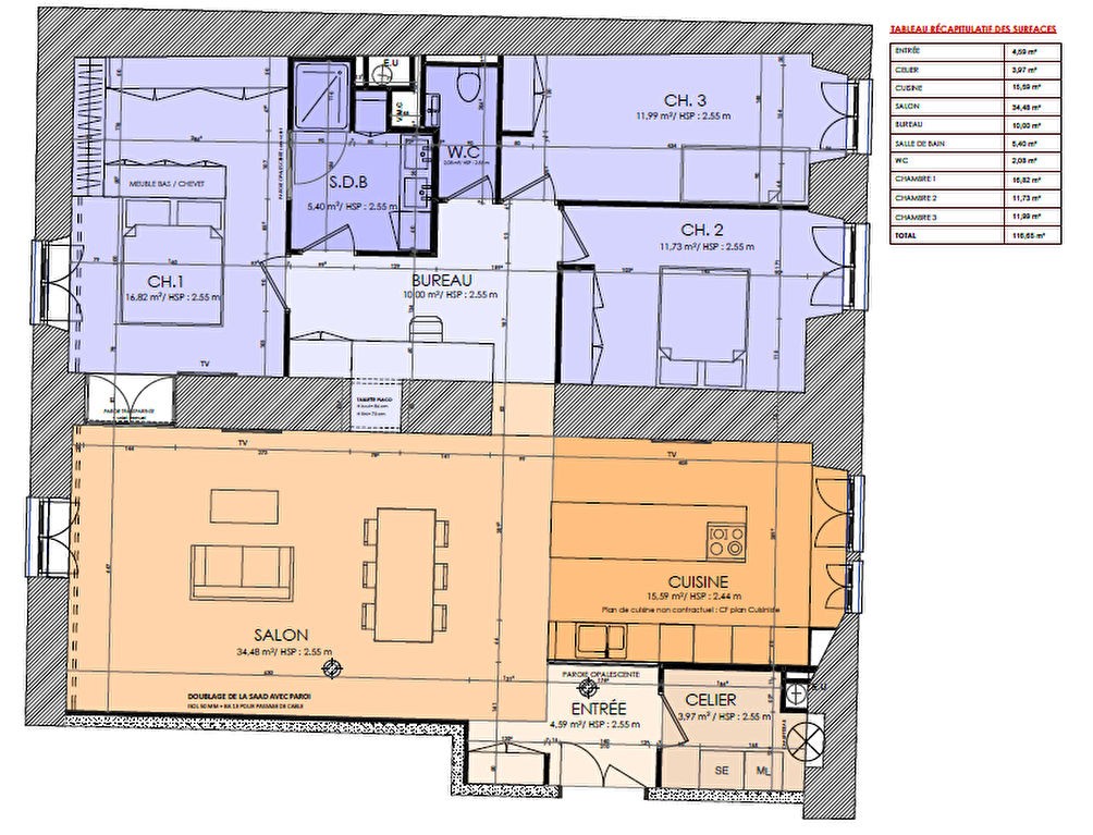Appartement T5  - Rennes (154895) - photo-10