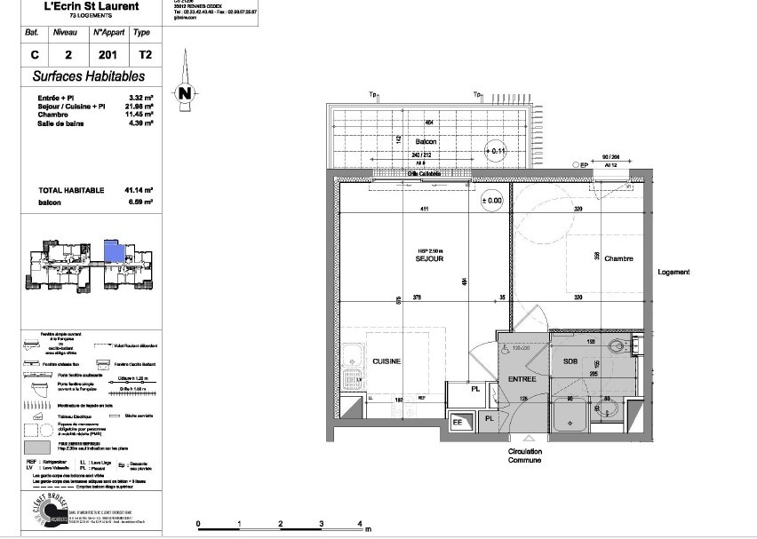 Appartement T2  - Rennes (497978) - photo-2