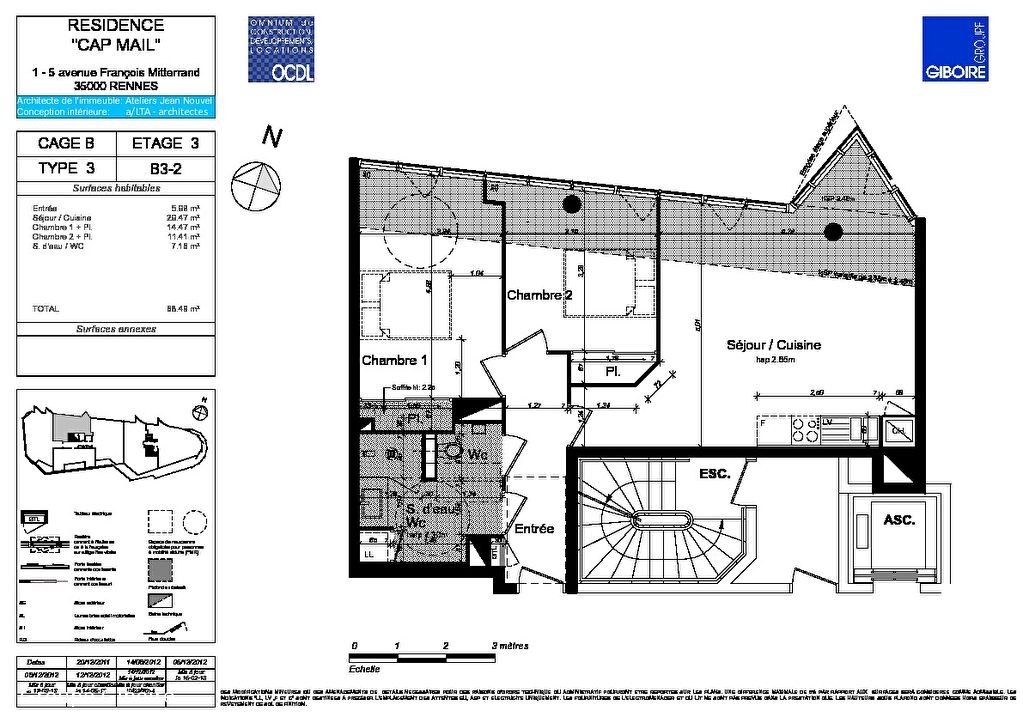 Appartement T3  - Rennes (499399) - photo-6