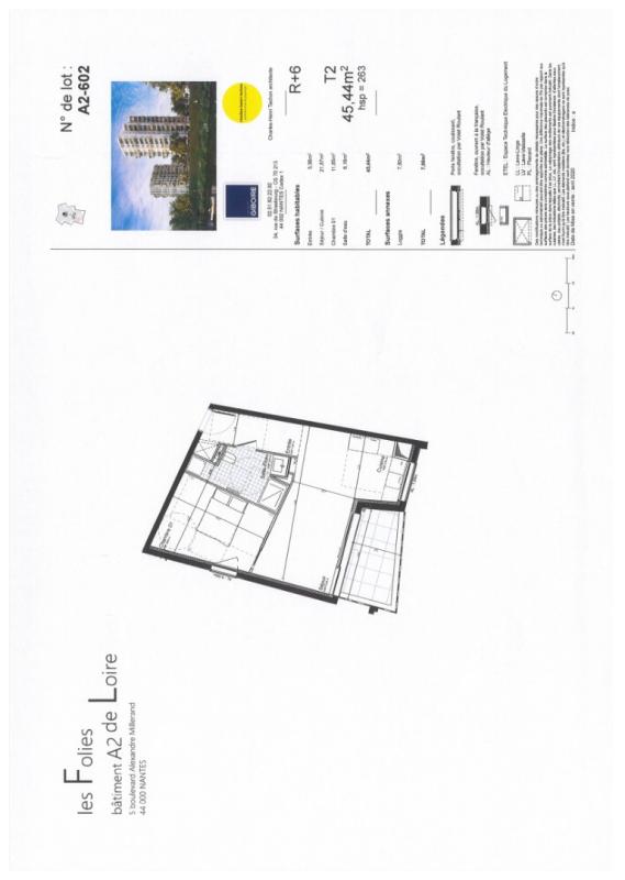 Appartement T2  - Nantes (500190) - photo-2