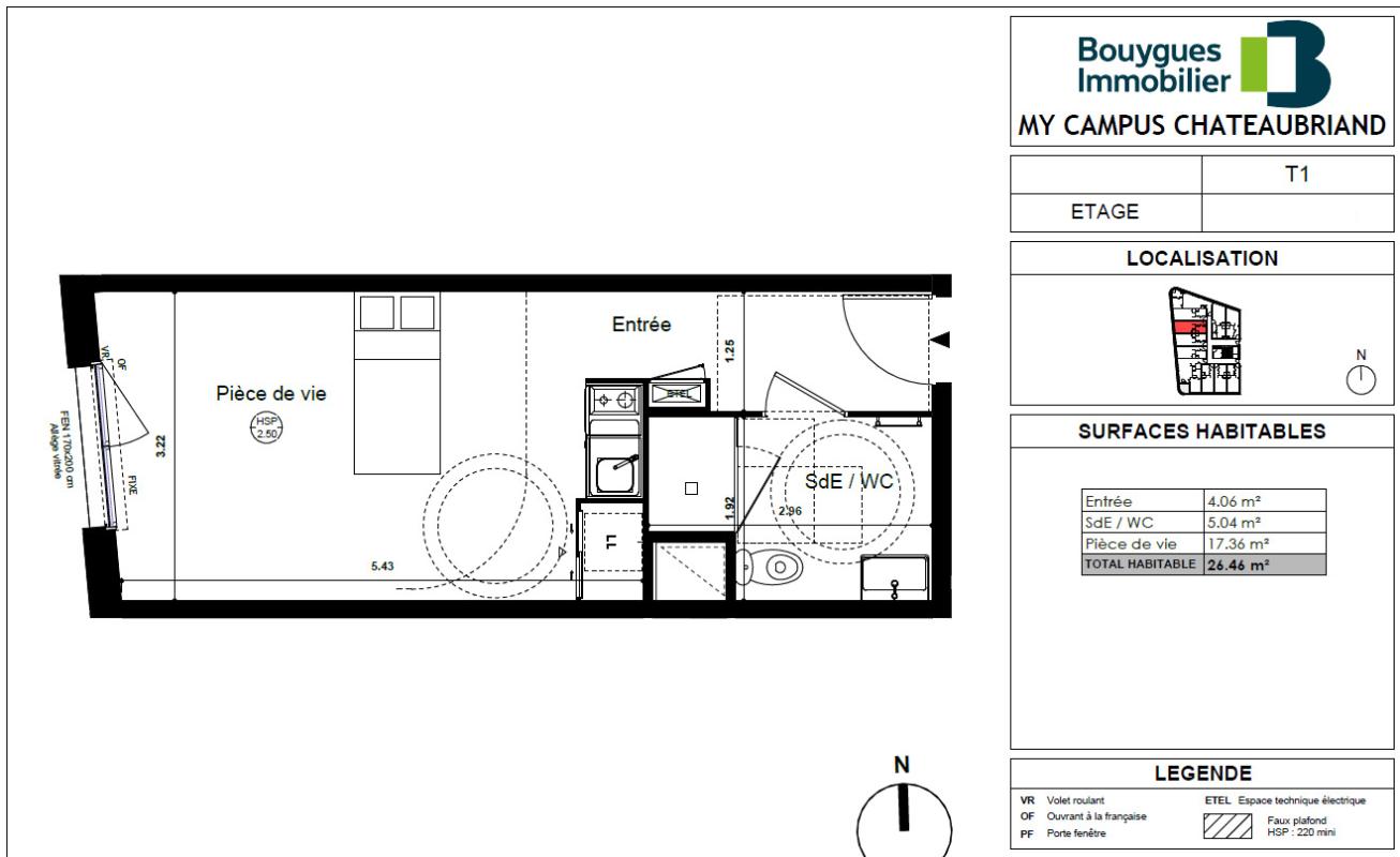 Appartement T1  - Rennes (503042) - photo-6