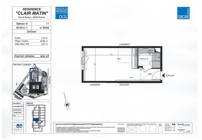 Appartement T1  - Rennes (510793) - photo-5