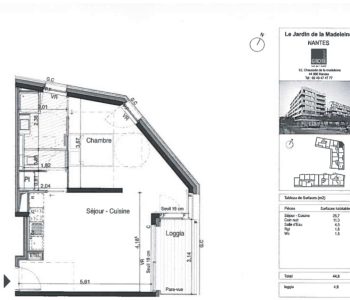 Appartement T1  - Nantes (512852) - vignette