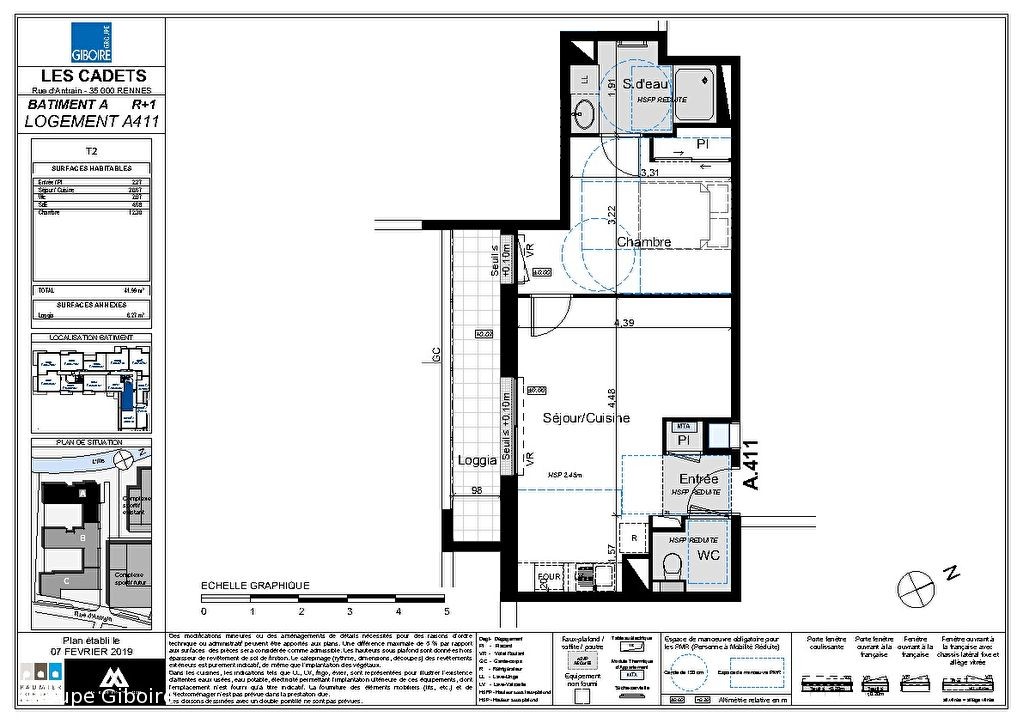 Appartement T2  - Rennes (545979) - 2