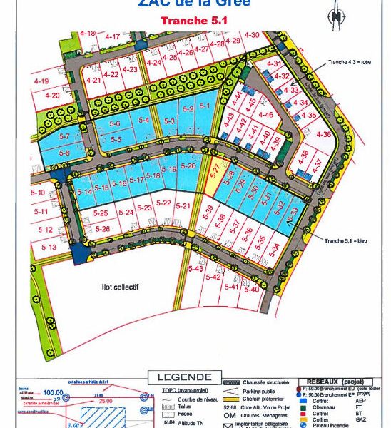 Terrain  - BOURGBARRE (JR26281E) - vue principale