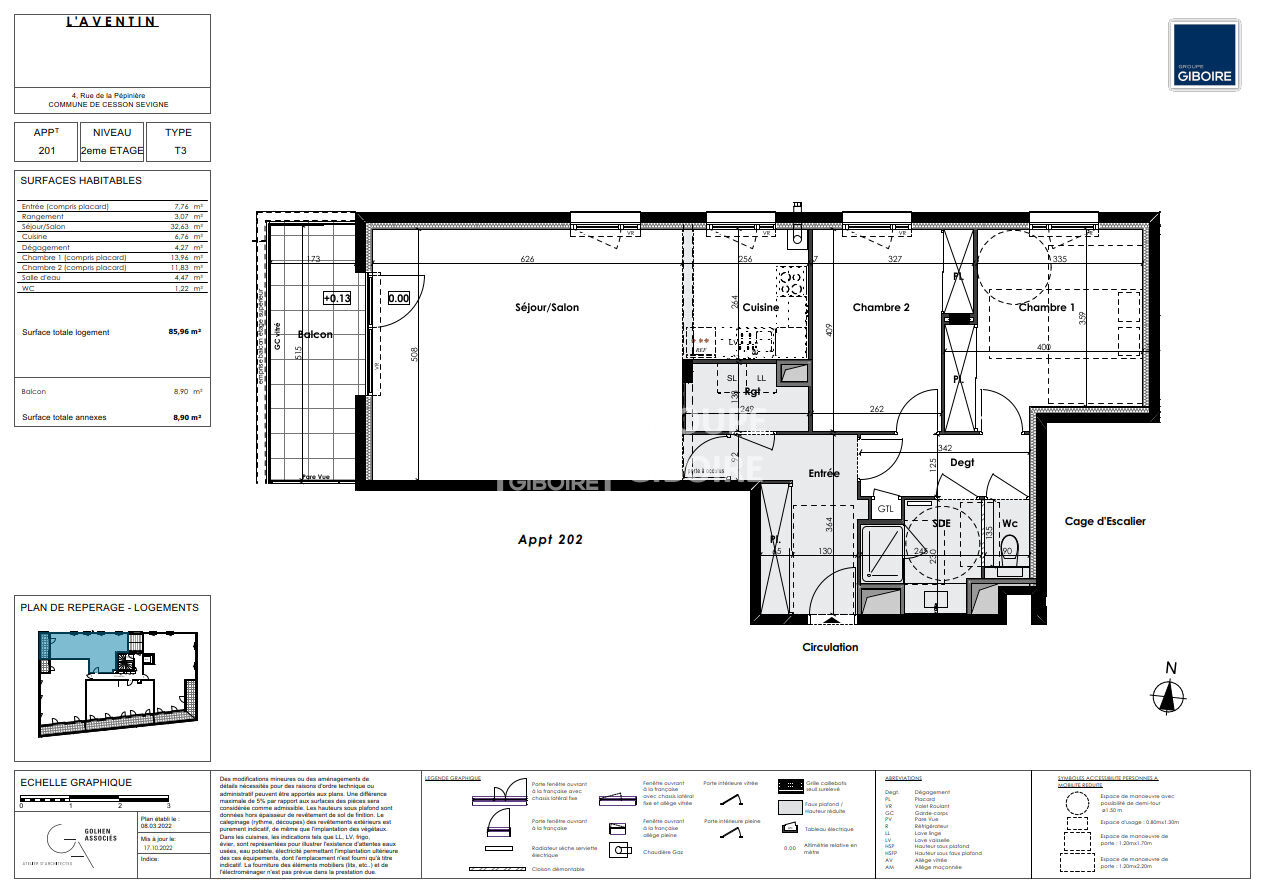 Appartement T3  - CESSON SEVIGNE (AVENTIN-201) - 7