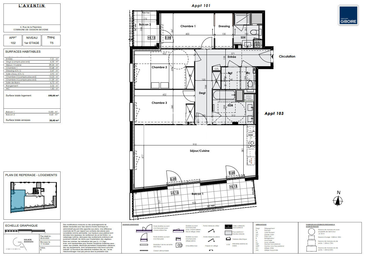 Appartement T5  - CESSON SEVIGNE (AVENTIN-102) - 9