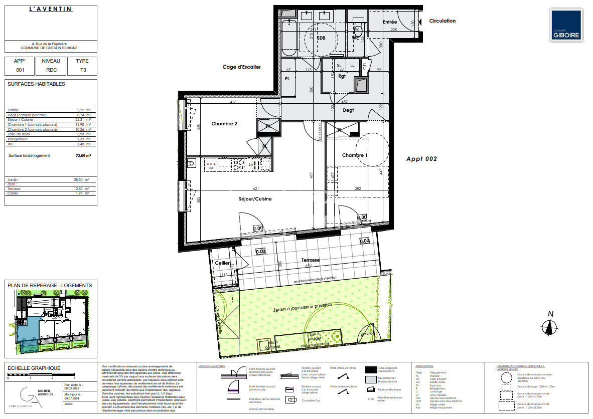 Appartement T3  - CESSON SEVIGNE (AVENTIN-001) - 7