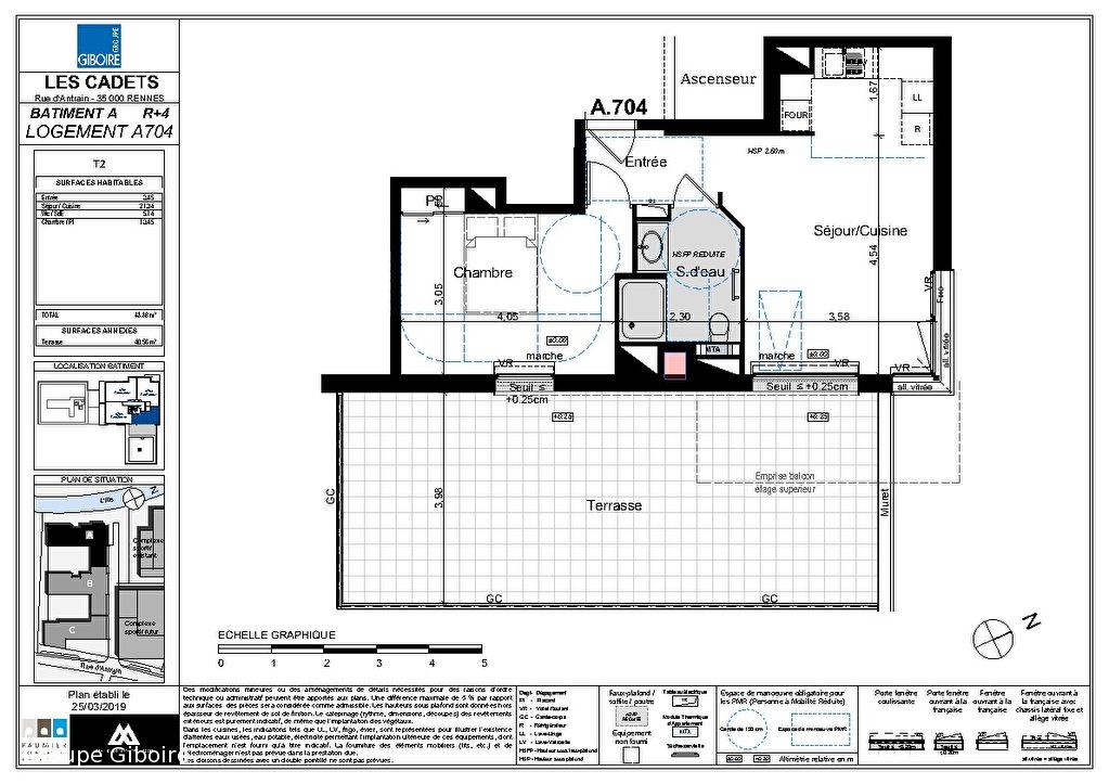 Appartement T2  - Rennes (550646) - 7