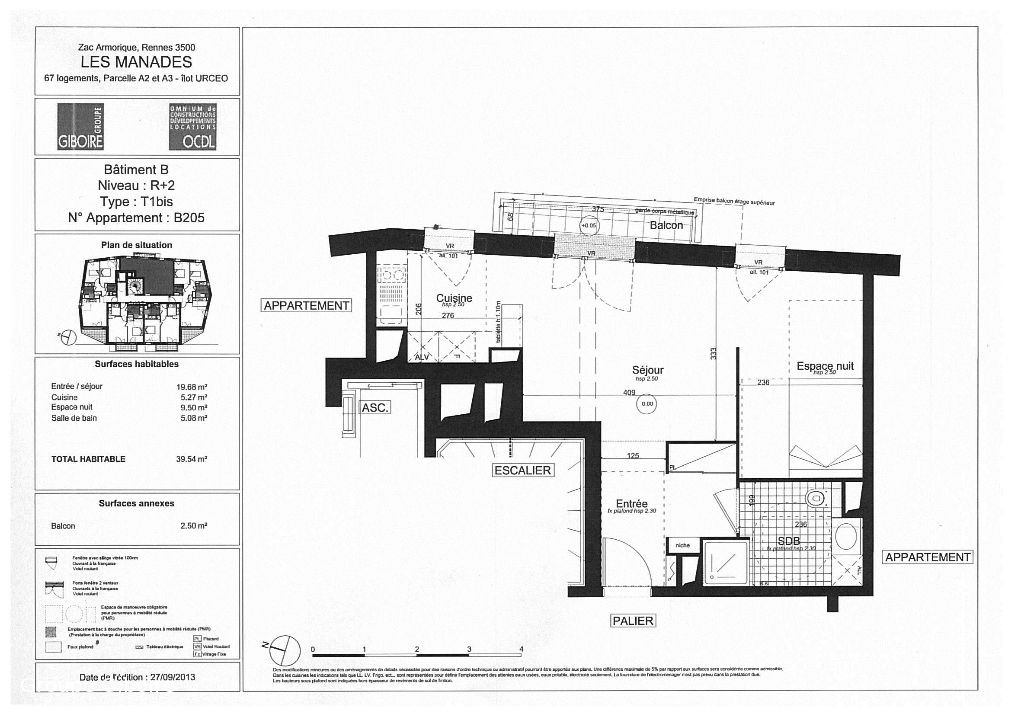 Appartement T2  - Rennes (552167) - 8