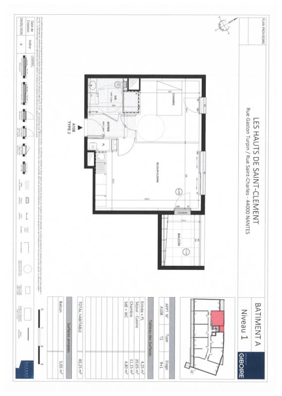 Appartement T2  - Nantes (564107) - 1