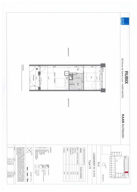 Appartement T2  - Nantes (560852) - 1