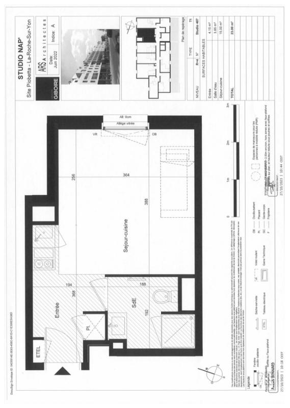 Appartement T1  - La Roche Sur Yon (565665) - 1