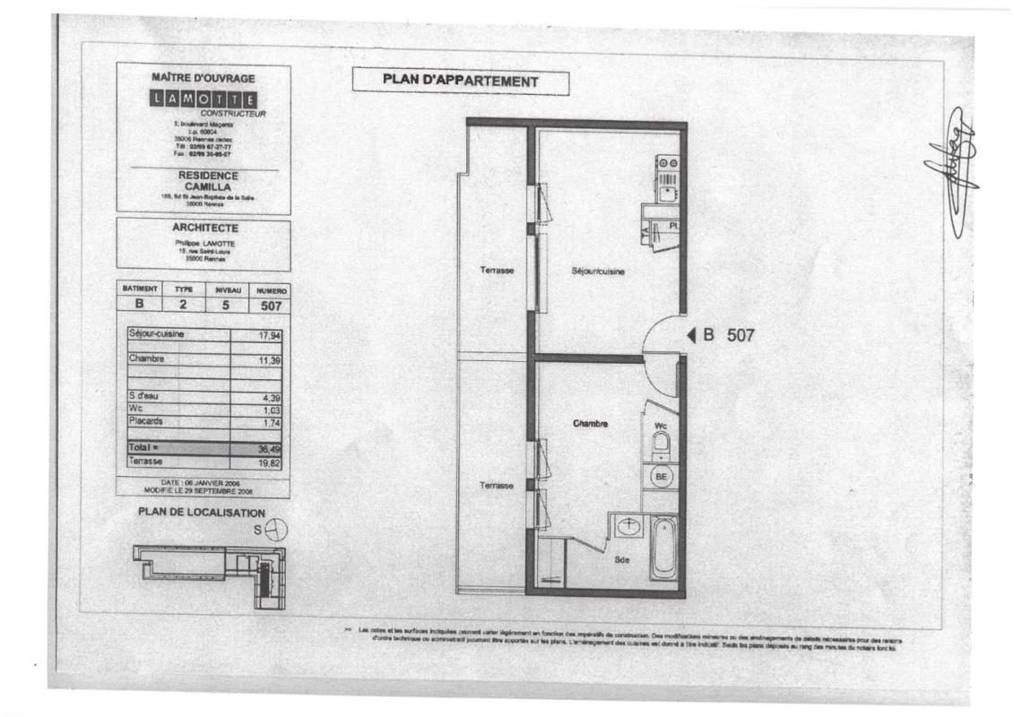Appartement T2  - Rennes (559631) - 11
