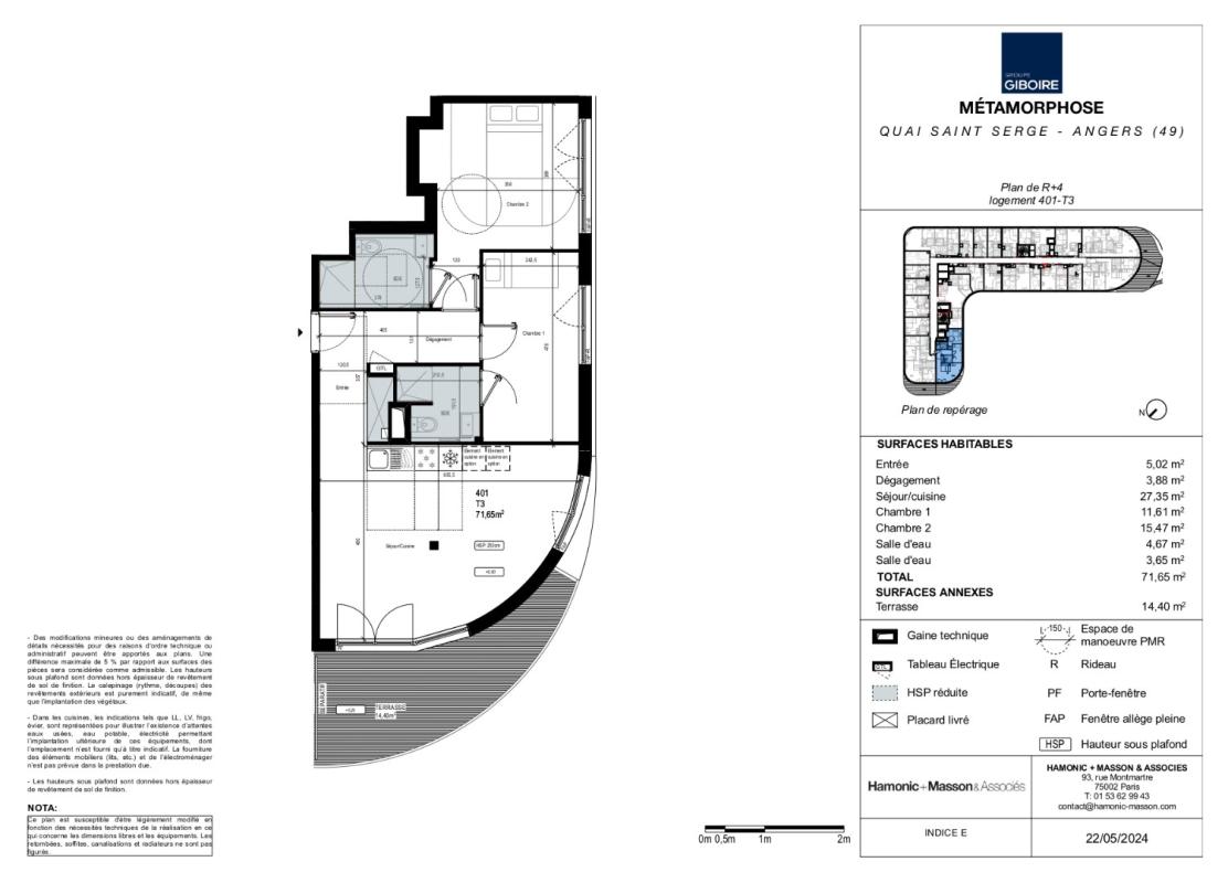 Appartement T3  - Angers (541330) - 12