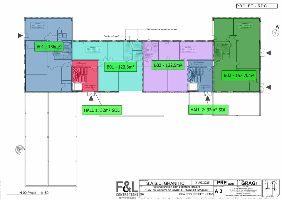Bureaux  - SAINT GREGOIRE (35.5865) - 14