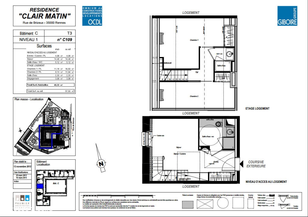 Appartement T3  - Rennes (555739) - 7
