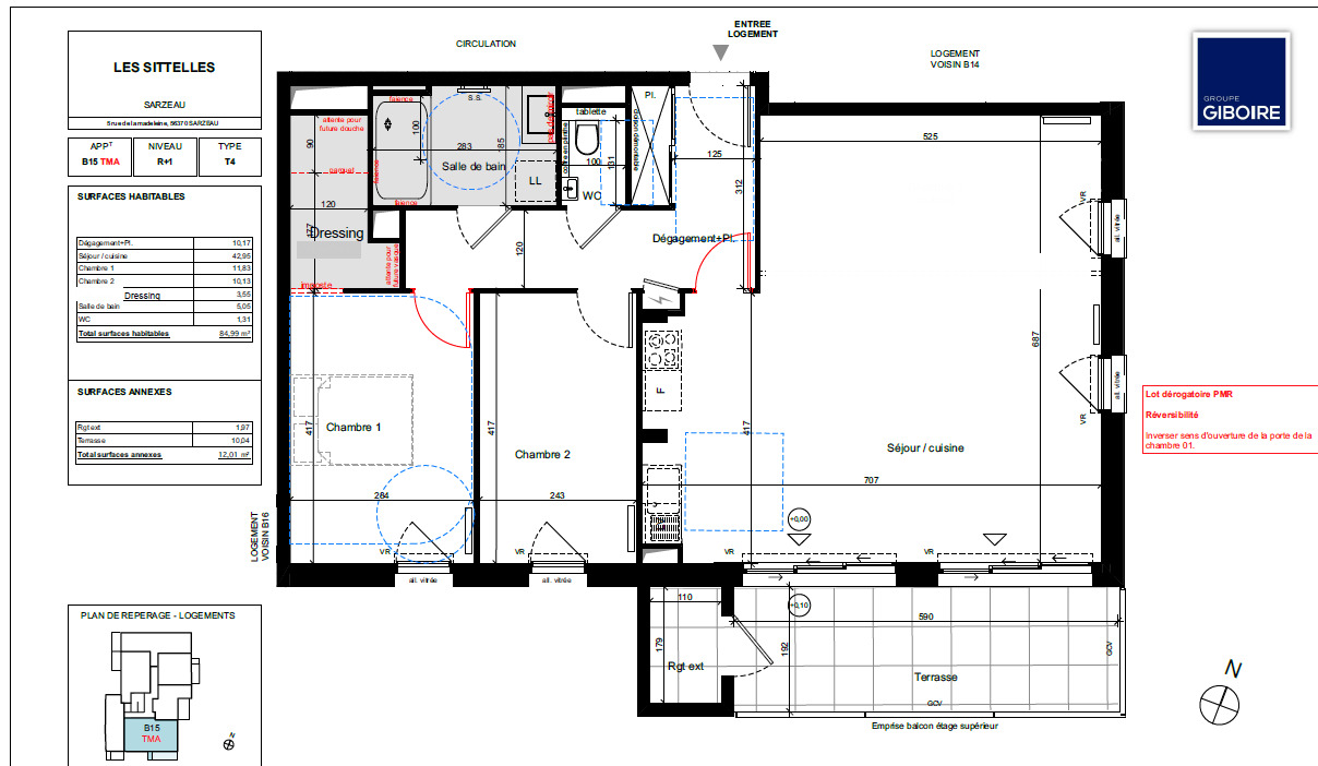 Appartement T3  - Sarzeau (566611) - 8