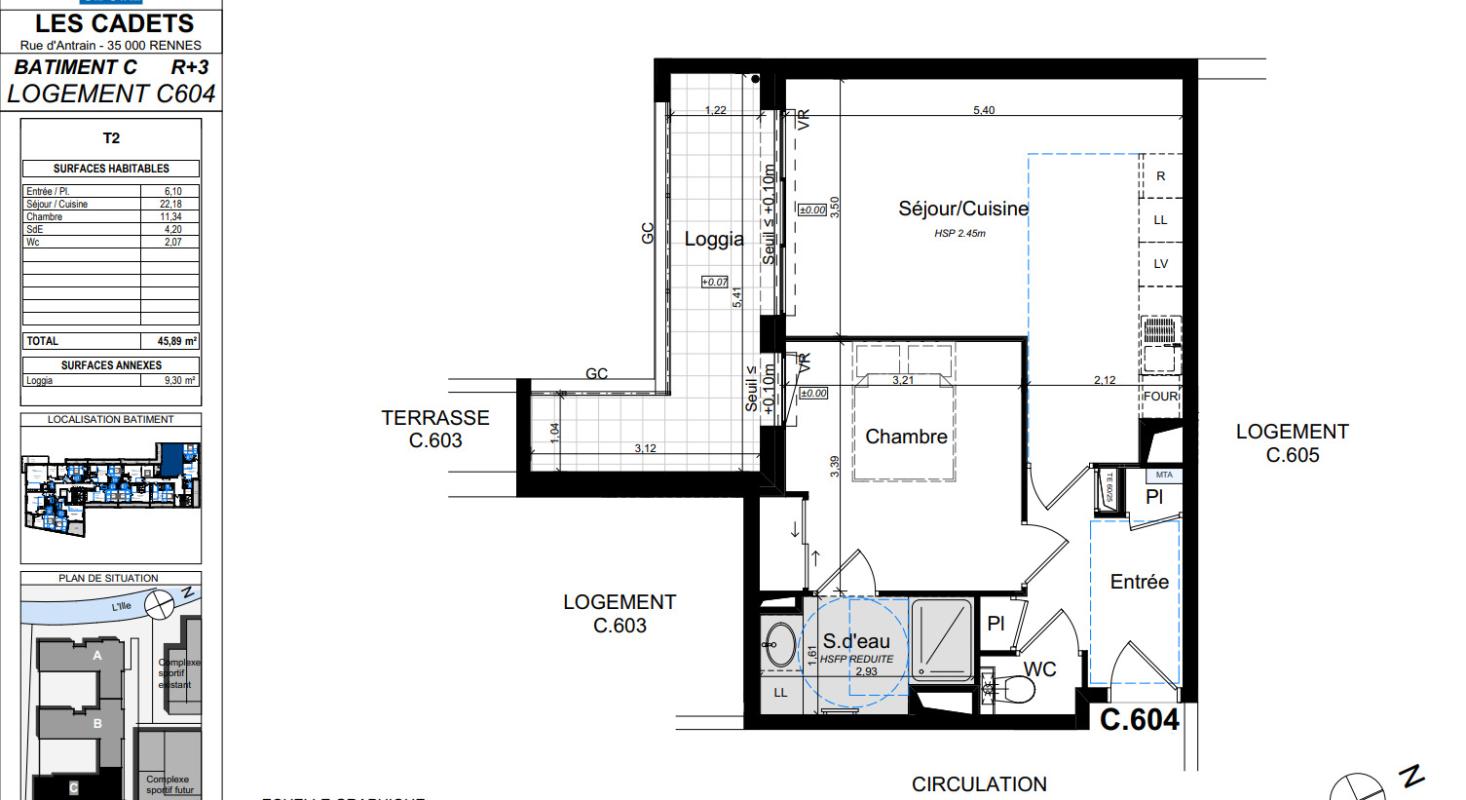 Appartement T2  - Rennes (570677) - 2