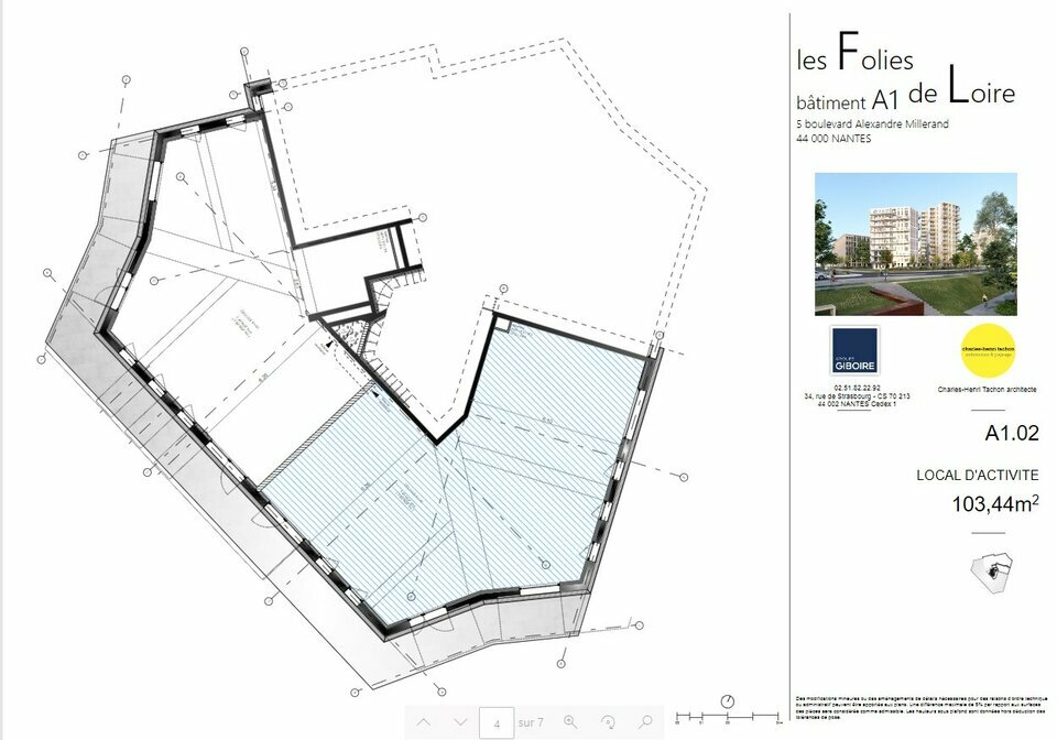 Local commercial - a louer  - NANTES (44.018275) - 9