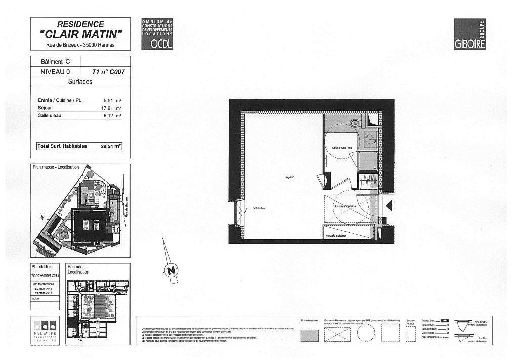 Appartement T1  - Rennes (570687) - 5