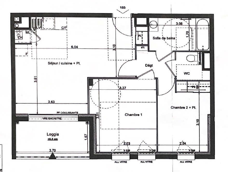 Appartement T3  - Rennes (586827) - 10